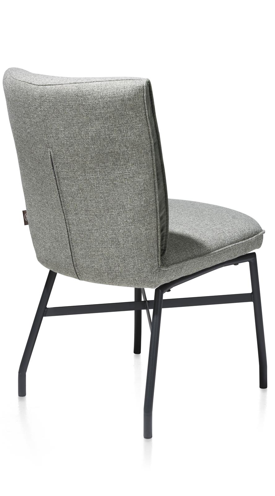 Henders & Hazel Stuhl  EDEN ca. B50 H91 T69 cm in Leder/Stoffkombi Taurus, Moebel, Stuhl, Moebel, Stuhl