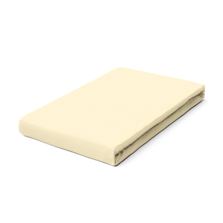 Schlafgut Pure Boxspring Spannbettlaken ca. 140x200-160x220cm in Farbe Yellow Light