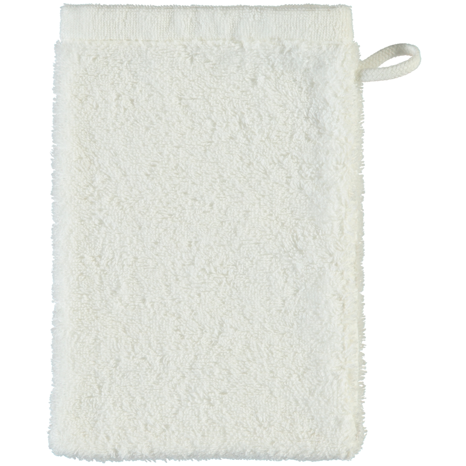 Cawö Waschhandschuh LIFESTYLE 16x22cm in Farbe weiß
