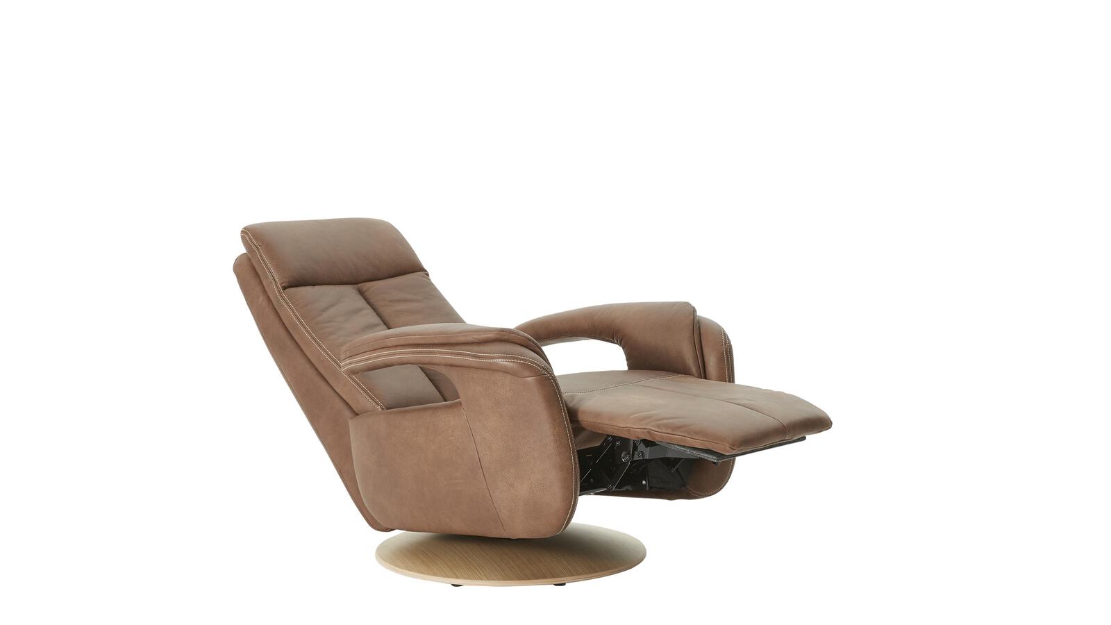 Modulmaster TV-Sessel MM-PN1035 in Leder Aurelia chai