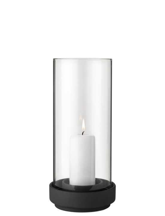 Stelton Windlicht HURRICANE in Farbe black