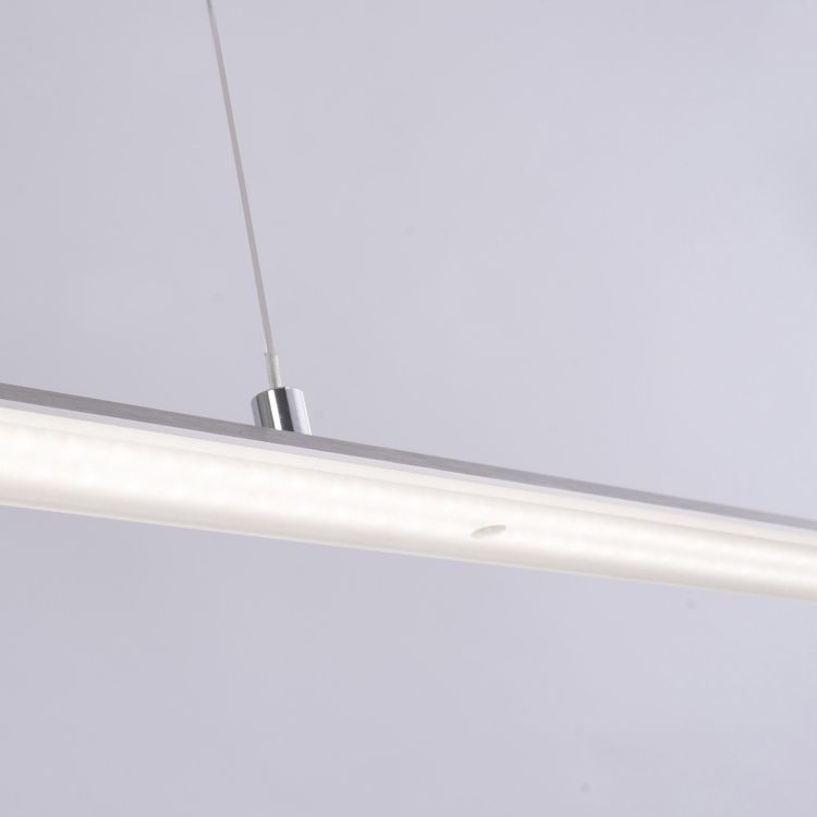 Paul Neuhaus LED-Pendelleuchte PURE LITE 1-flammig in Farbe stahl, Beleuchtung, Leuchte