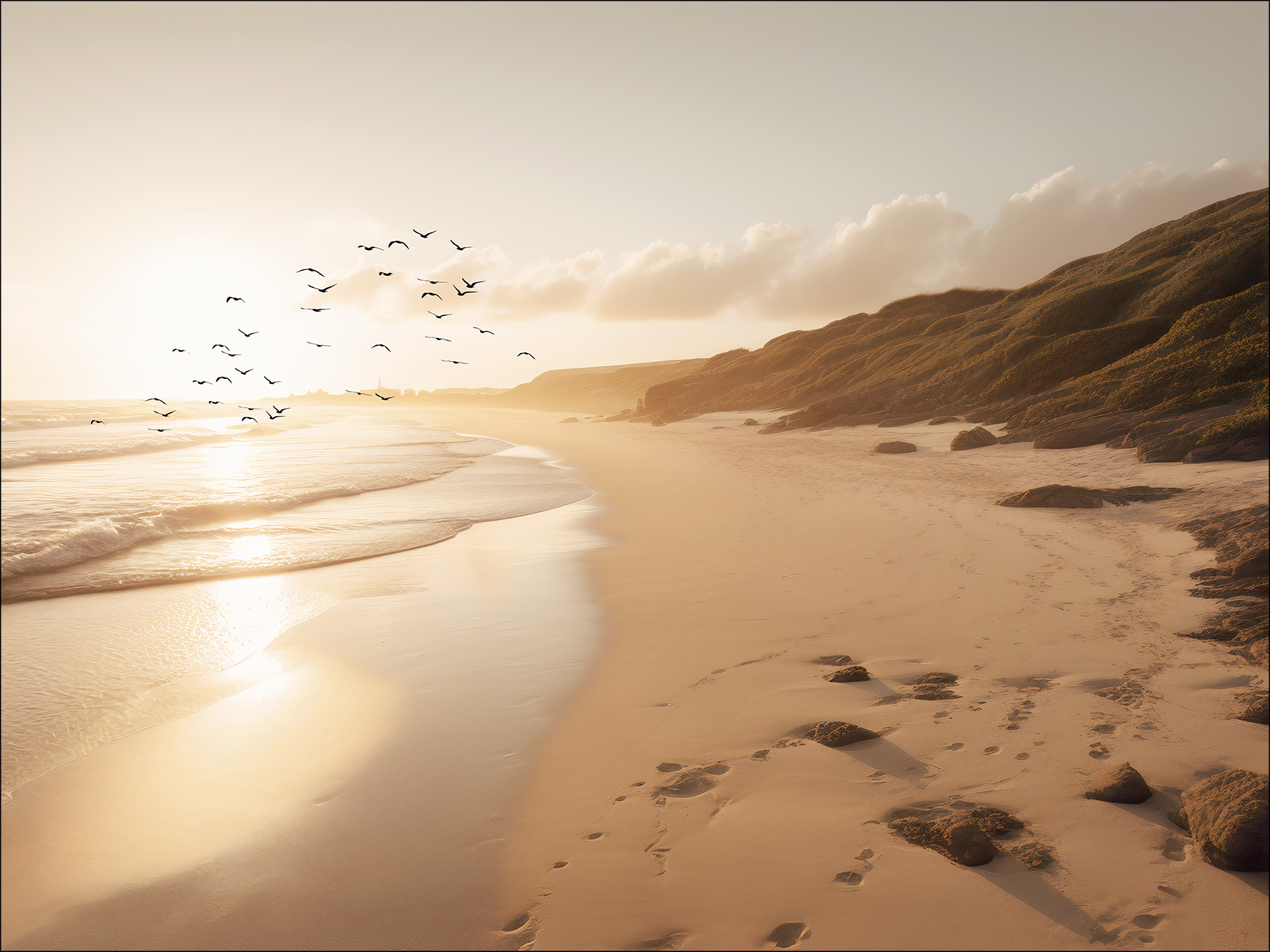 PRO ART Canvas-Art Junges Wohnen 120x90cm Sea Mood XI