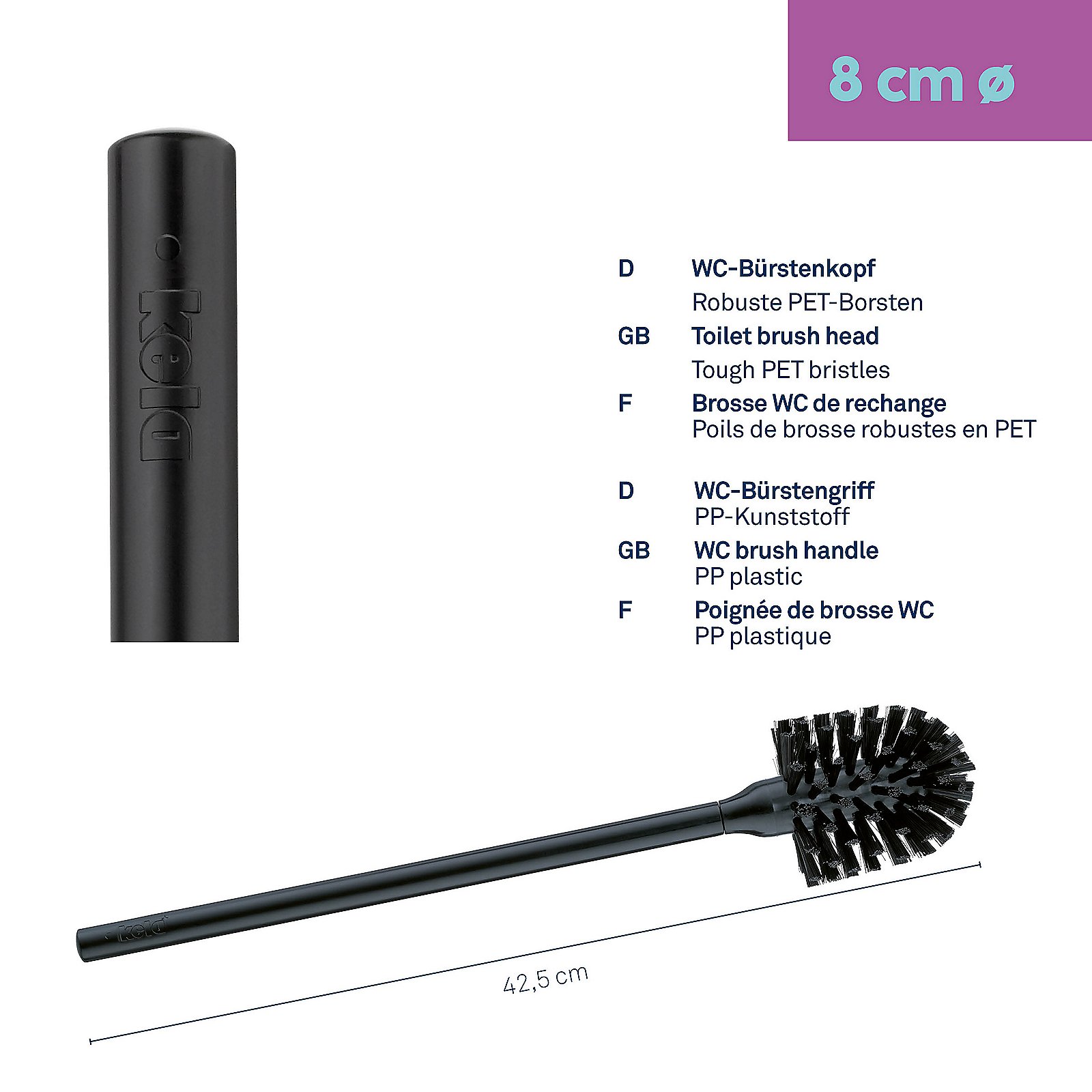 Kela WC-Bürste La Brosse LA BROSSE in , Pinsel, Gerät, Werkzeug, Kosmetik