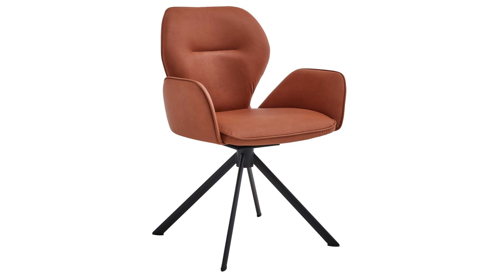 Niehoff Armlehnstuhl Cloudy ca. 62x92x46cm in Gavin cognac
