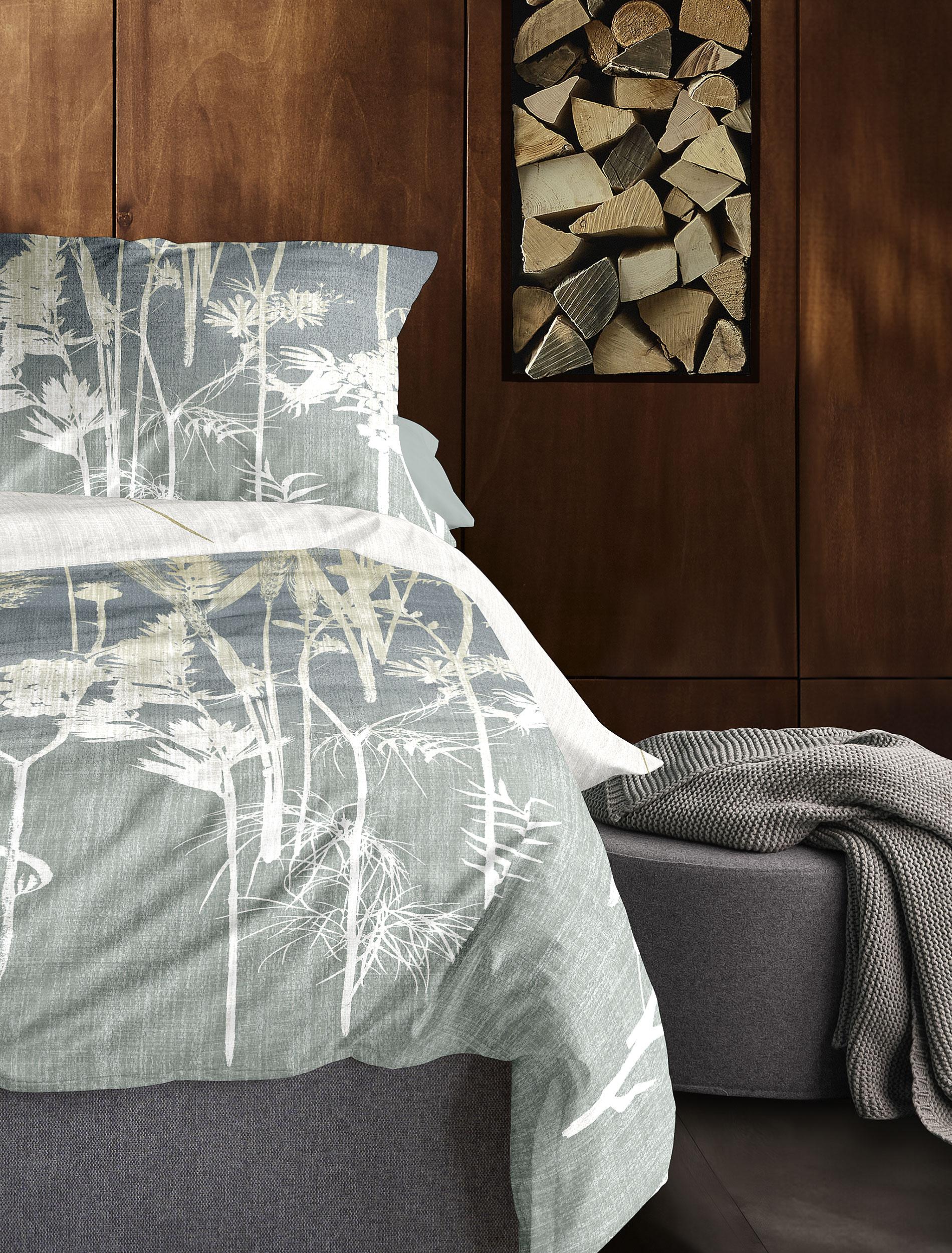 Irisette Mako-Satin Bettwäsche WAVE ca. 155x220cm in Farbe petrol