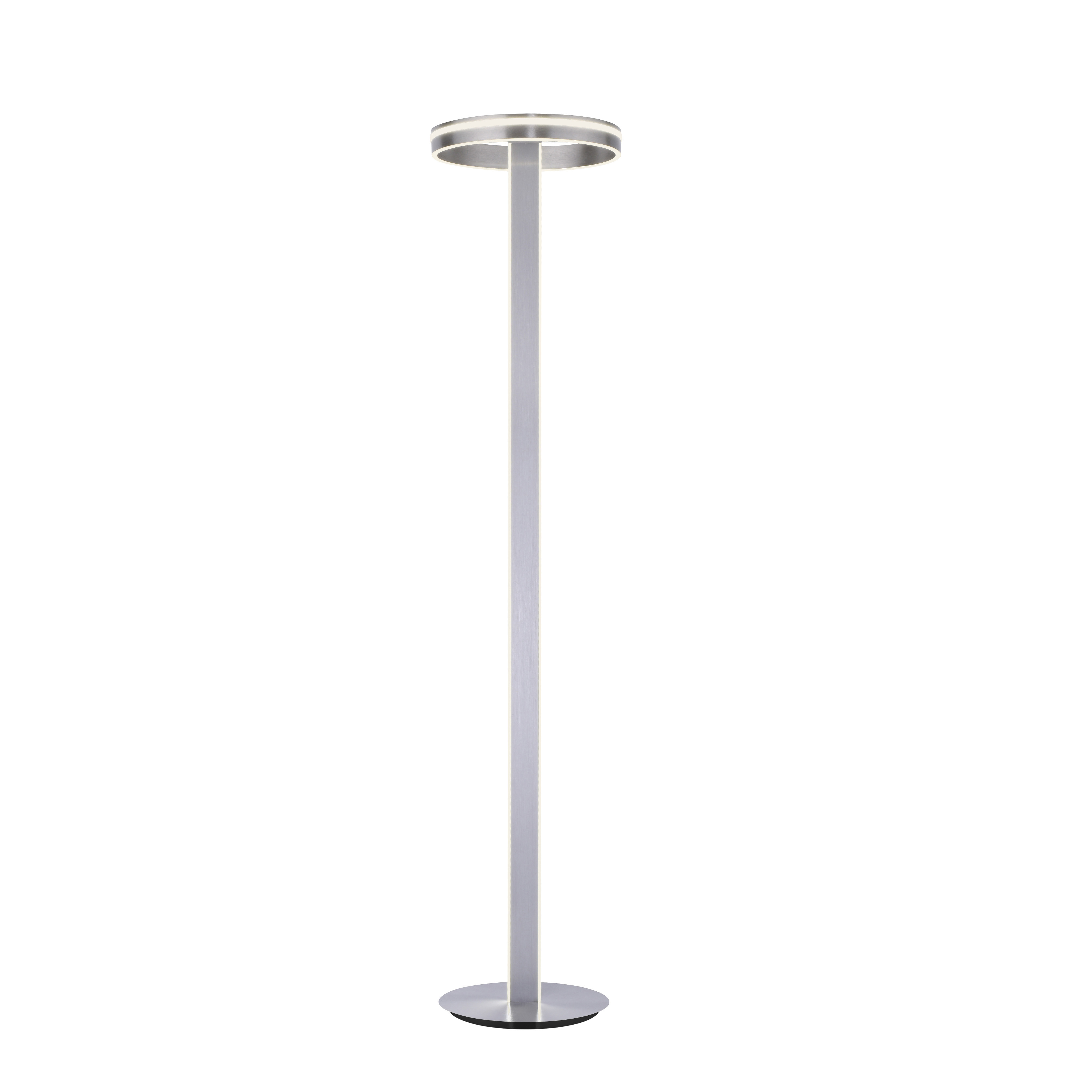Paul Neuhaus LED-Stehleuchte Q-VITO 3-flammig in Farbe stahl, Lampe