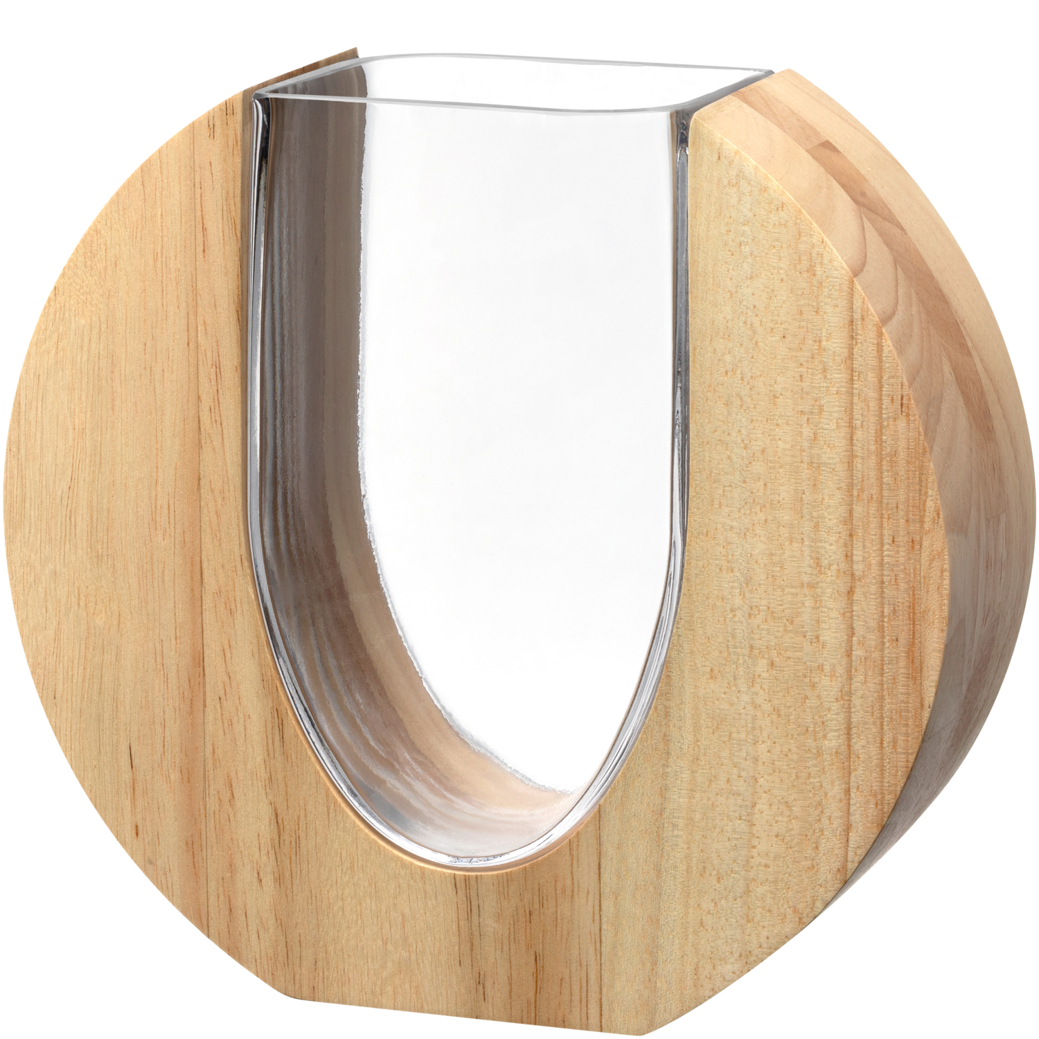 Leonardo Vase 19 Legno LEGNO ca. B20,5 H19 T7 cm in