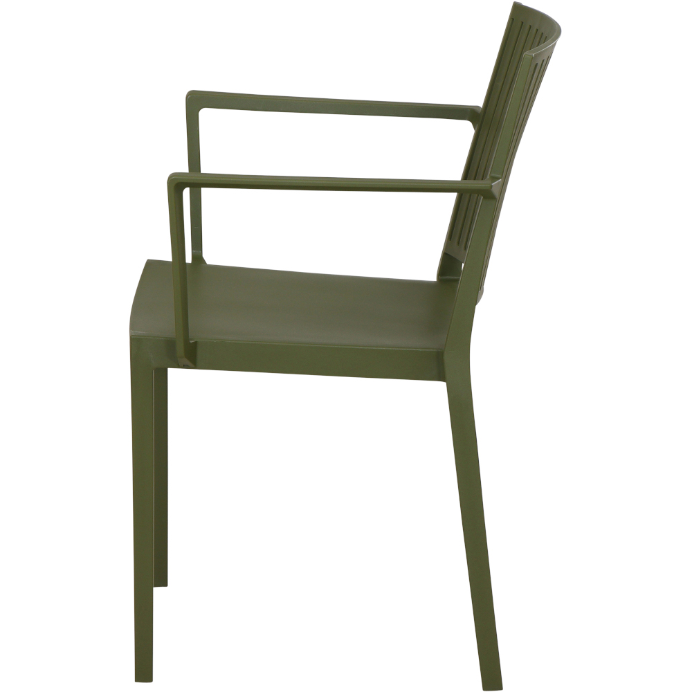 Gautzsch Stapelsessel LANE in Kunststoff olive