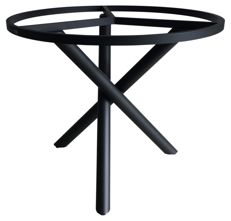 Tischgestell MIKADO Ø ca. 90cm in Aluminium graphite
