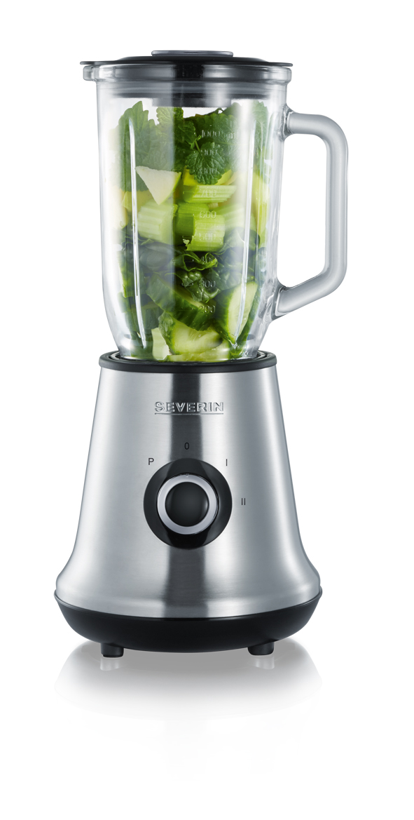 Severin Standmixer SM 3734 in Edelstahl gebürstet/Schwarz