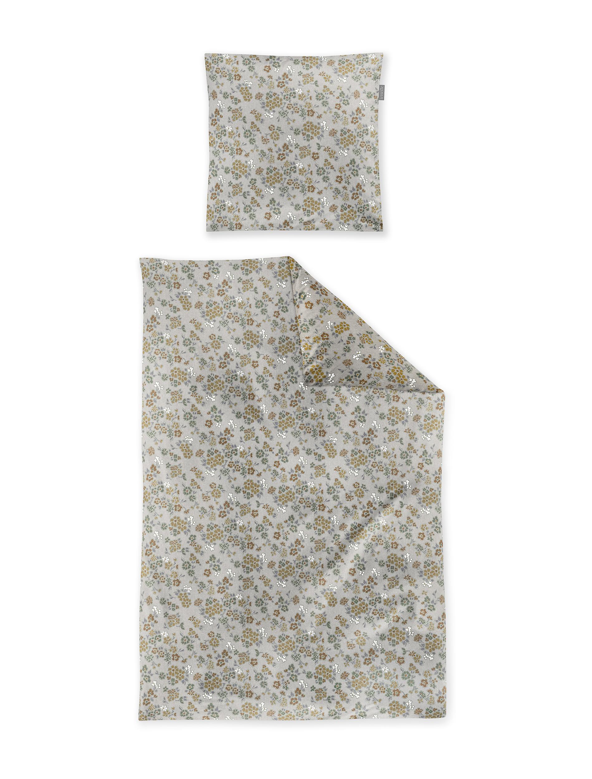 Irisette Edel-Feinbiber Bettwäsche KOALA ca. 155x220cm in Farbe gold