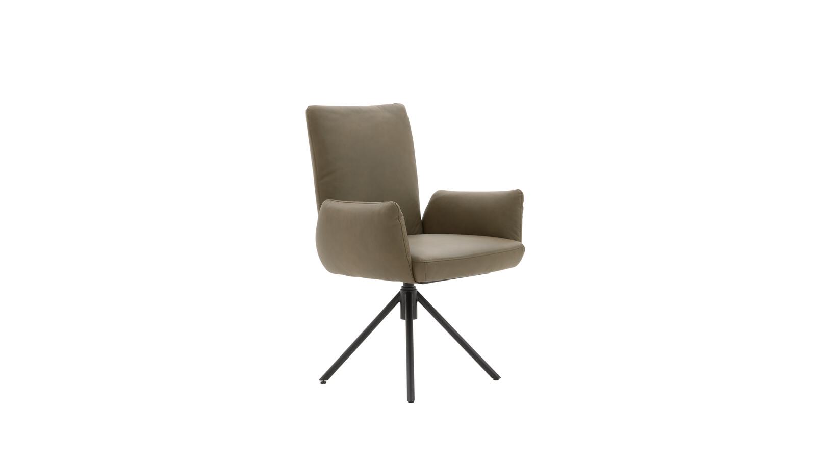 Interliving Armlehnstuhl IL 5504 in Leder oliv grün Interliving Armlehnstuhl IL 5504 in Leder oliv grün