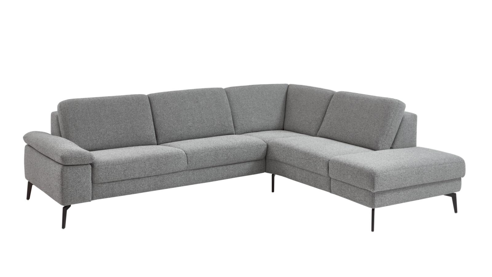 Modulmaster Polsterecke MM-ZE1200 ca. 285x230 cm in Stoff Beat grey