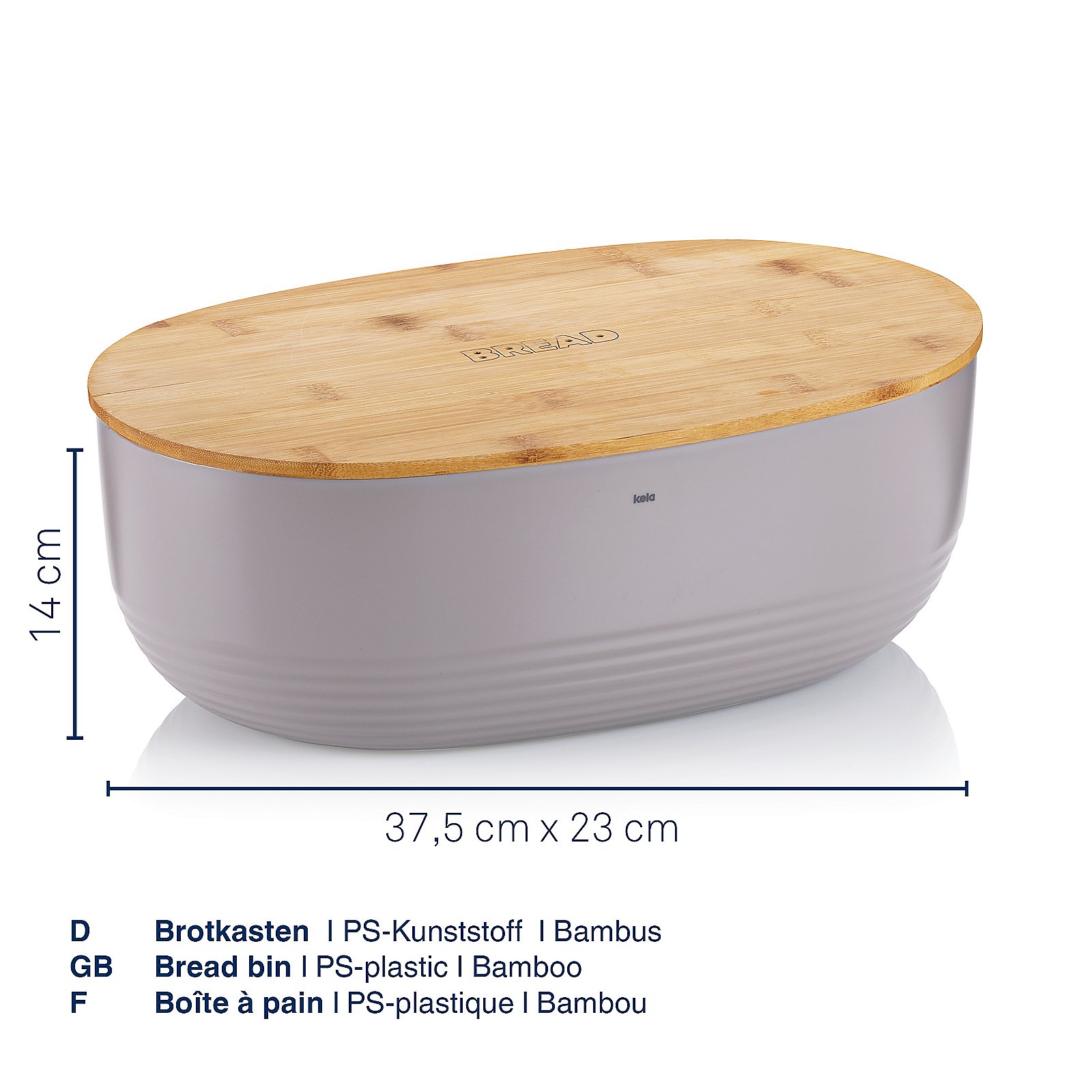 Kela Brotkasten Namur weiß NAMUR in Weiß, Wanne, Mobiliar, Tabelle, Baden