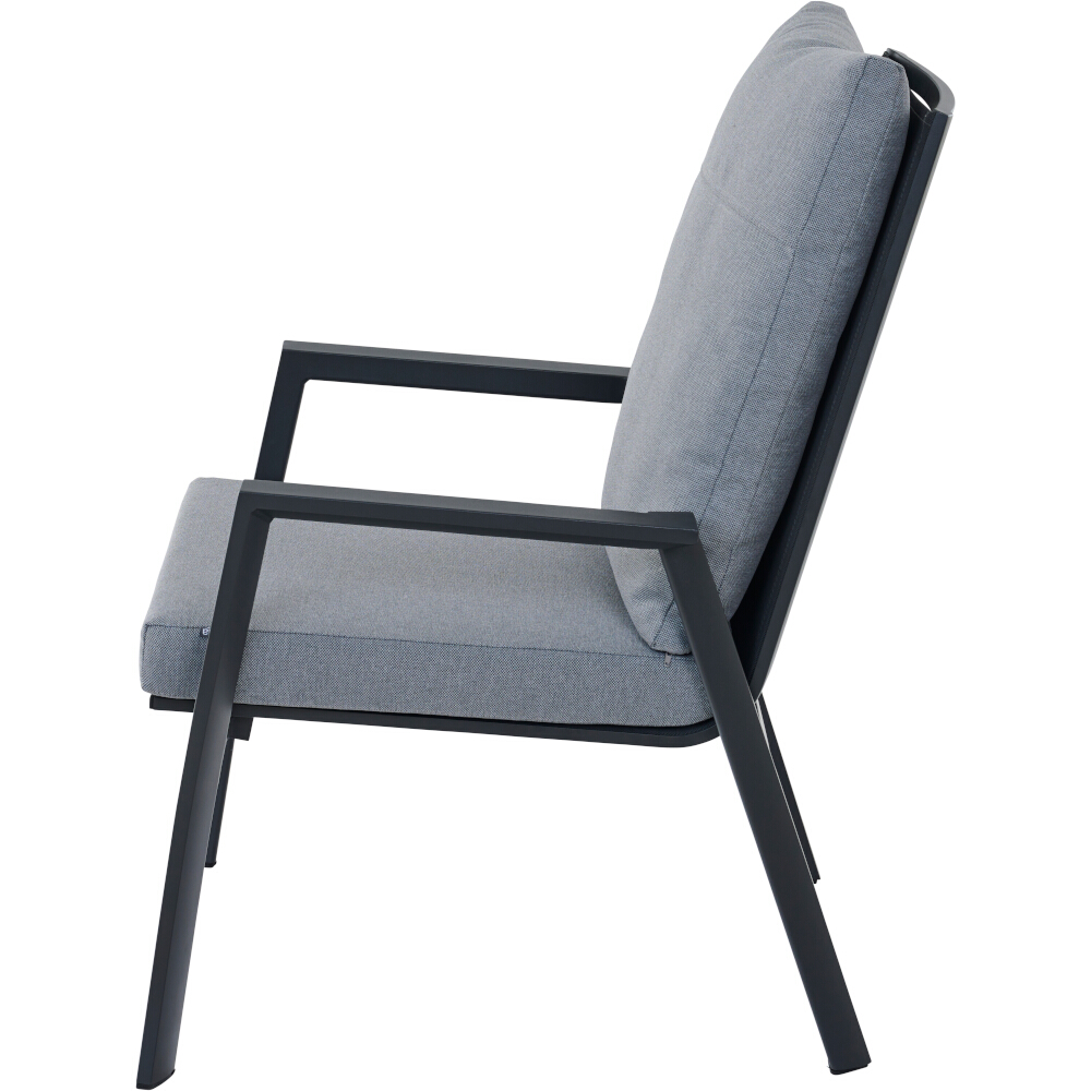Sessel VALENCIA COMFORT PLUS in Farbe matt anthrazit, dunkelgrau, salt&pepper, Moebel, Stuhl, Kissen, Dekoration für Zuhause, Sessel