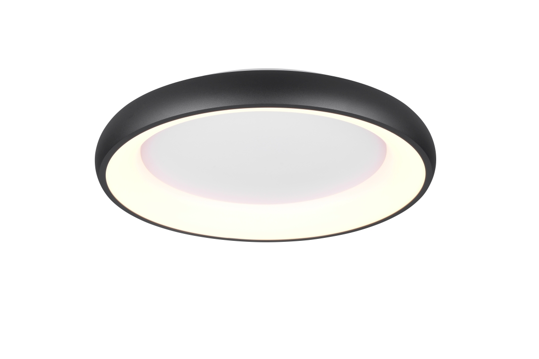 Trio LED-Deckenleuchte CARDONA 1-flammig in Farbe schwarz matt
