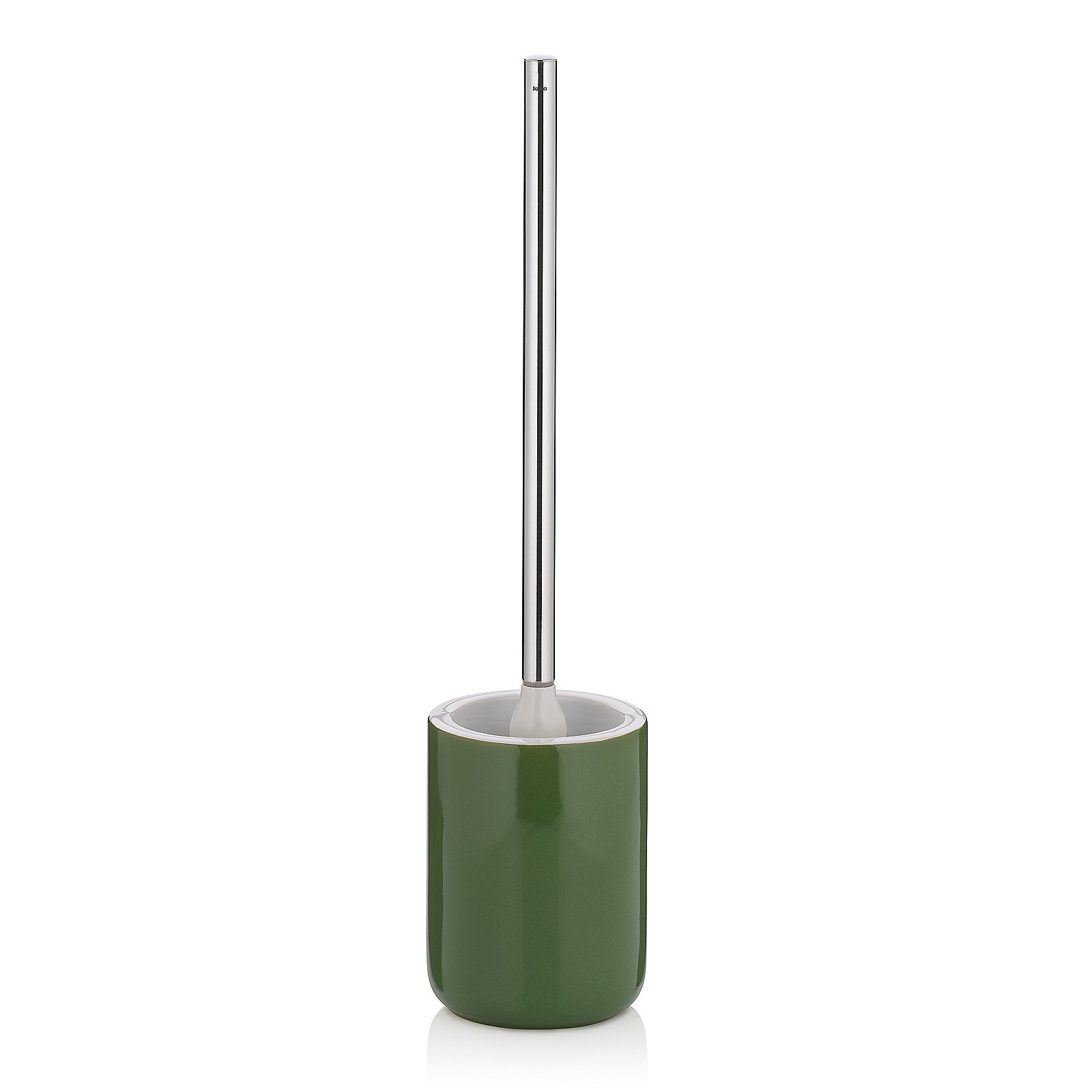 Kela  WC-Garnitur ISABELLA in Farbe blattgrün, Besteck, Rauchrohr, Töpferei, Tasse, Porzellan