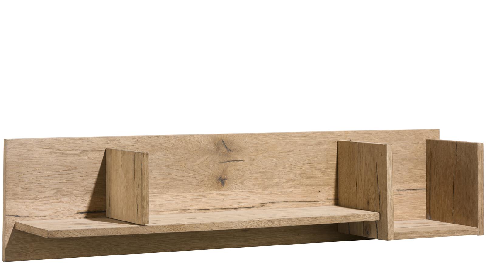 Habufa Wandregal CANOVA ca. 120x28x25cm in Railway brown