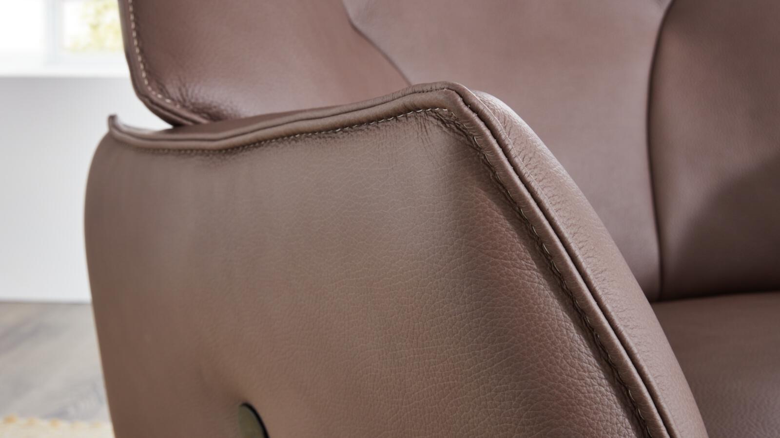 Himolla TV-Sessel 7937 in Leder Longlife rustika kokos , Kissen, Dekoration für Zuhause, Stuhl, Handtasche, Kopfstütze