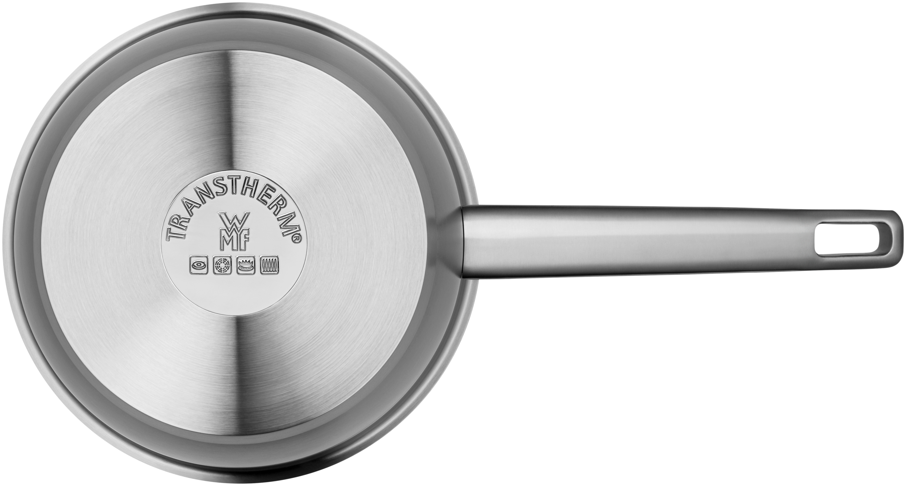 WMF Iconic Stielkasserolle mit Deckel in Edelstahl