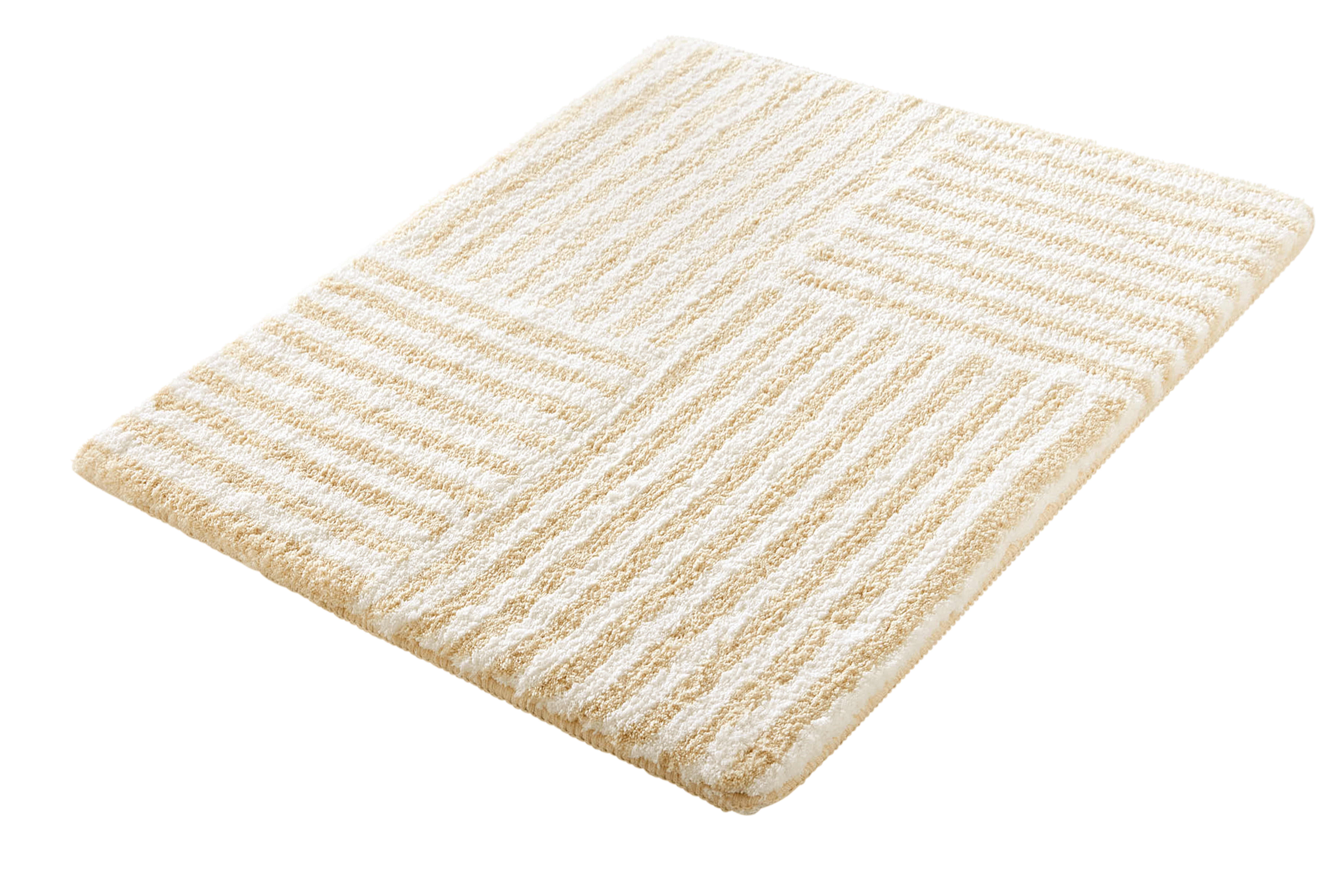 Kleine Wolke Badteppich CHELSEA ca. 60x90cm in Farbe Sandbeige