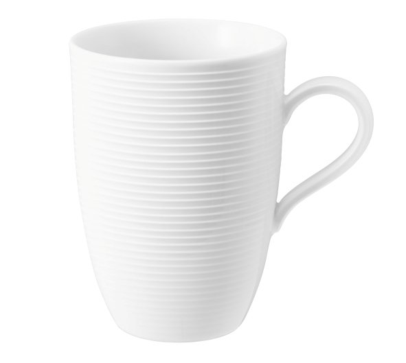 Seltmann Weiden Maxi-Becher mit Henkel 0,45 l Beat 3 weiß
