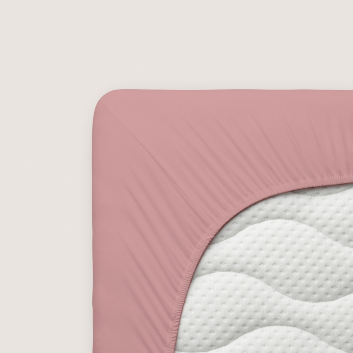 Schlafgut Pure Boxspring Spannbettlaken ca. 140x200-160x220cm in Farbe Purple Mid