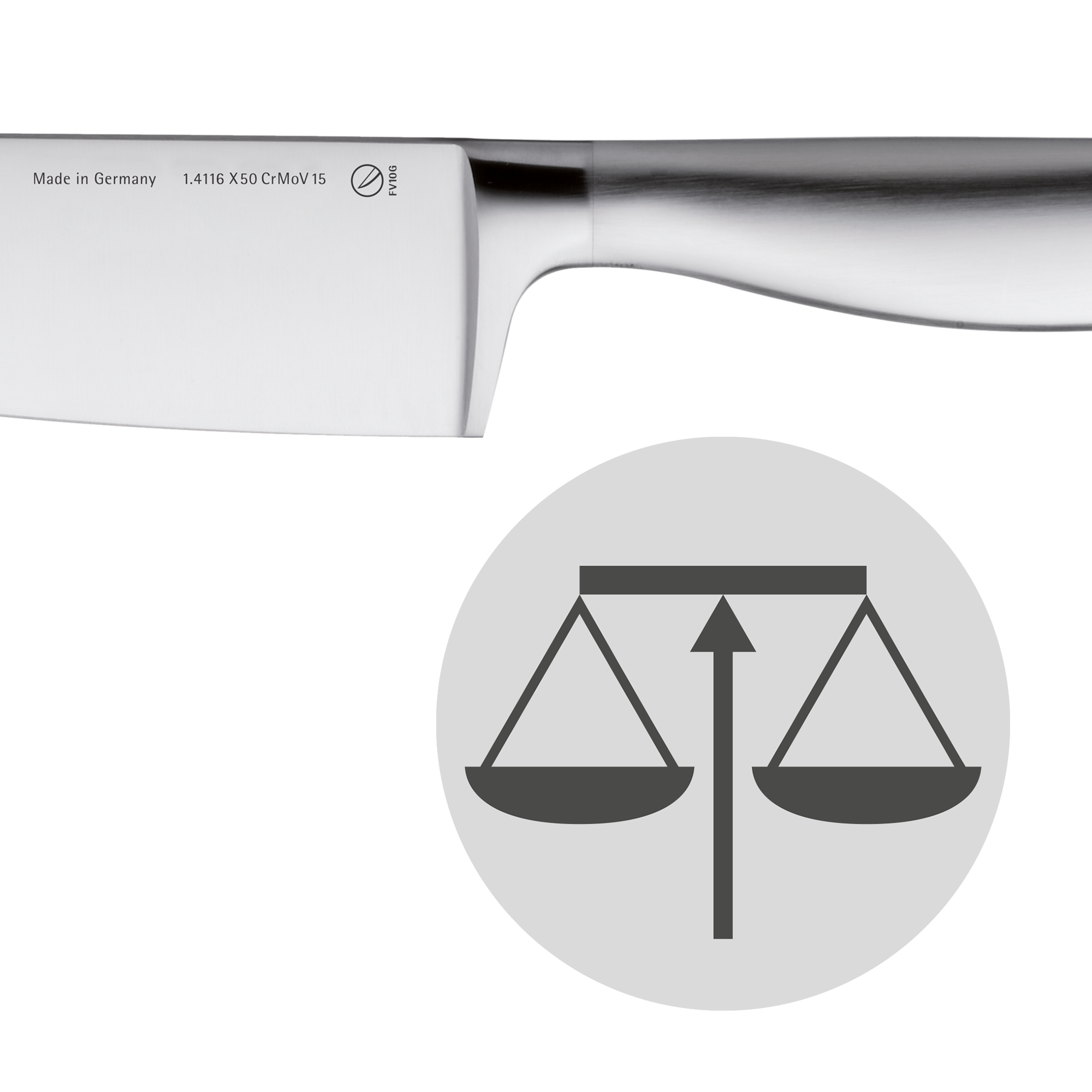 WMF Grand Gourmet Kochmesser, 20 cm in Edelstahl