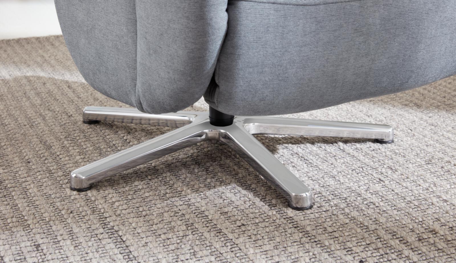 Modulmaster Relaxsessel MM-MP1063 in Stoff Nemo steel, Moebel, Stuhl, Drinnen