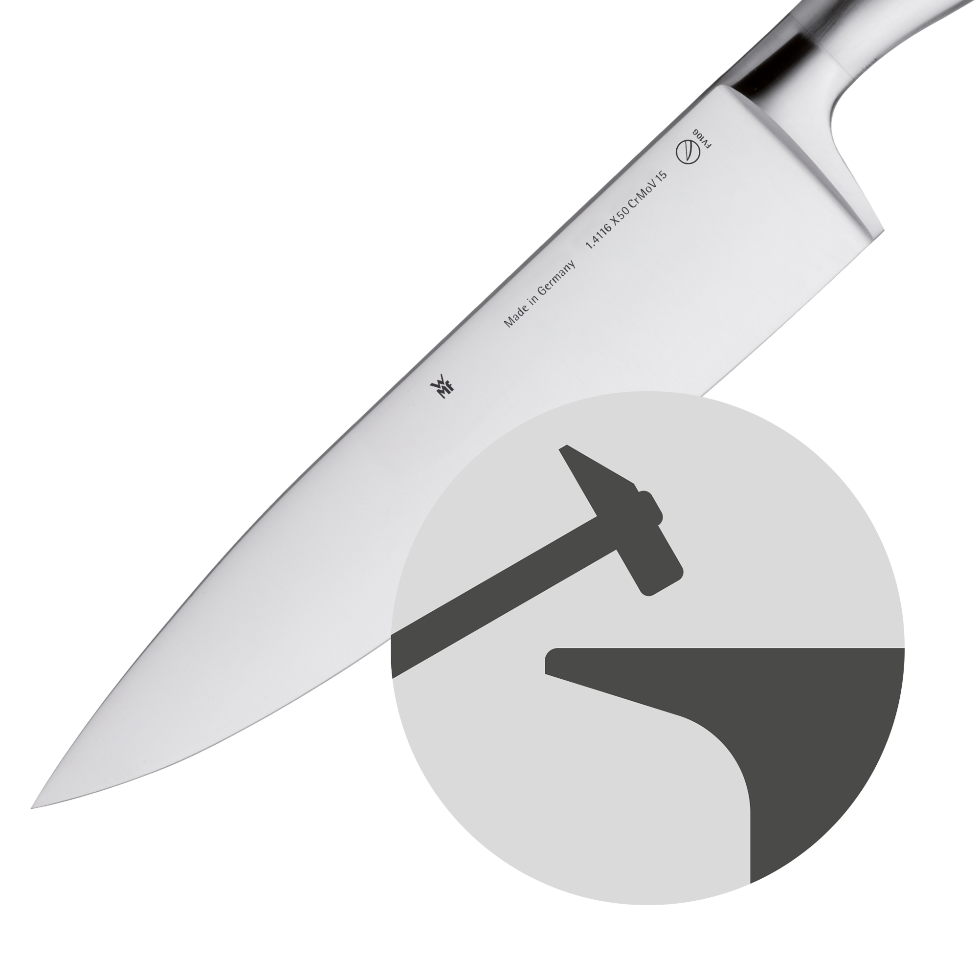 WMF Grand Gourmet Kochmesser, 20 cm in Edelstahl
