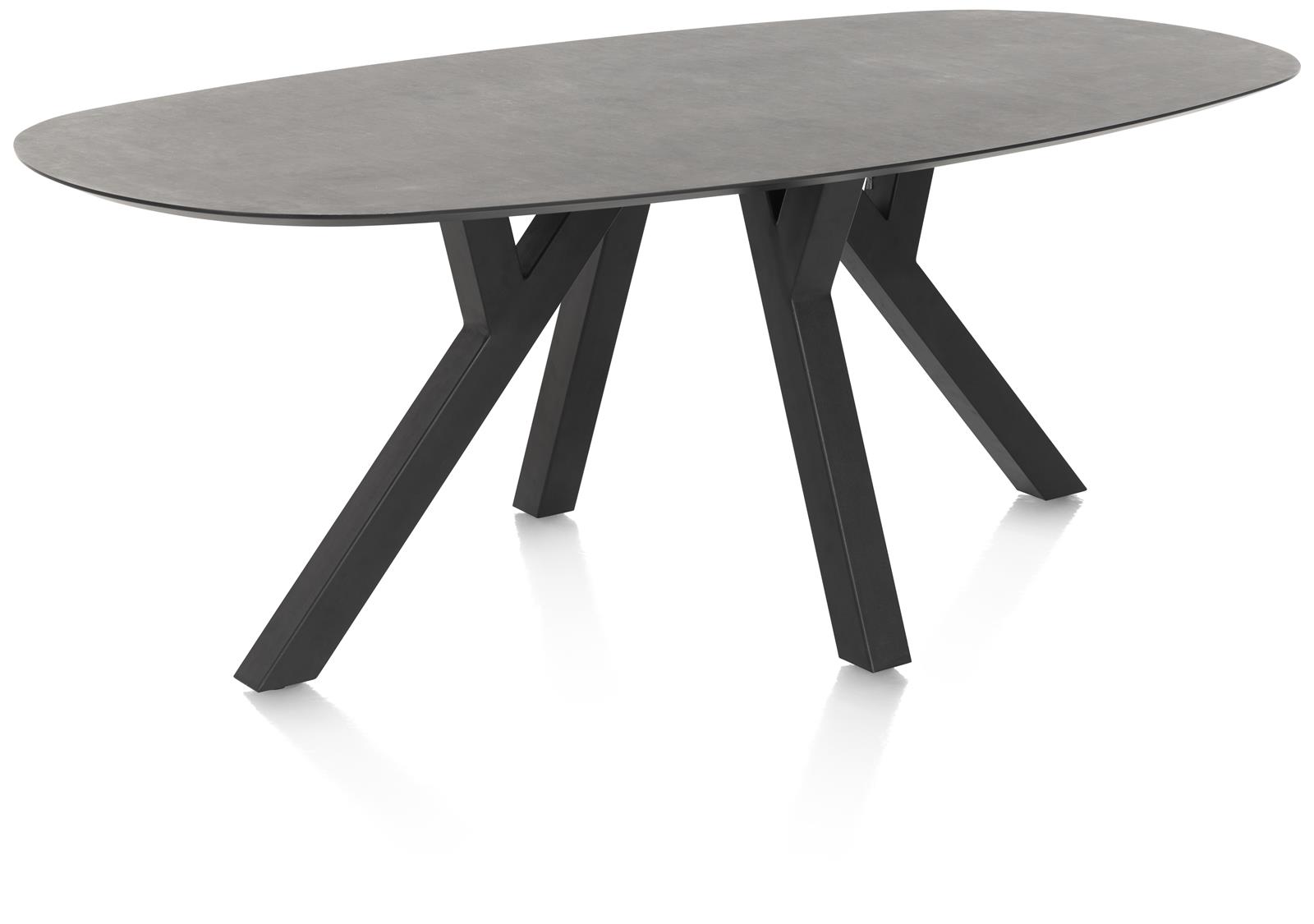 Habufa Esstisch  ca. B100 H77 T180 cm in anthrazit