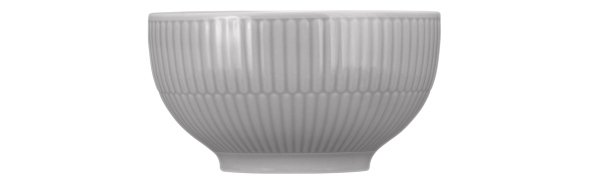Seltmann Weiden Café au lait Schale 13cm/0,50 Amina 3 Silbergrau , Töpferei, Porzellan, Schale, Krug, Vase
