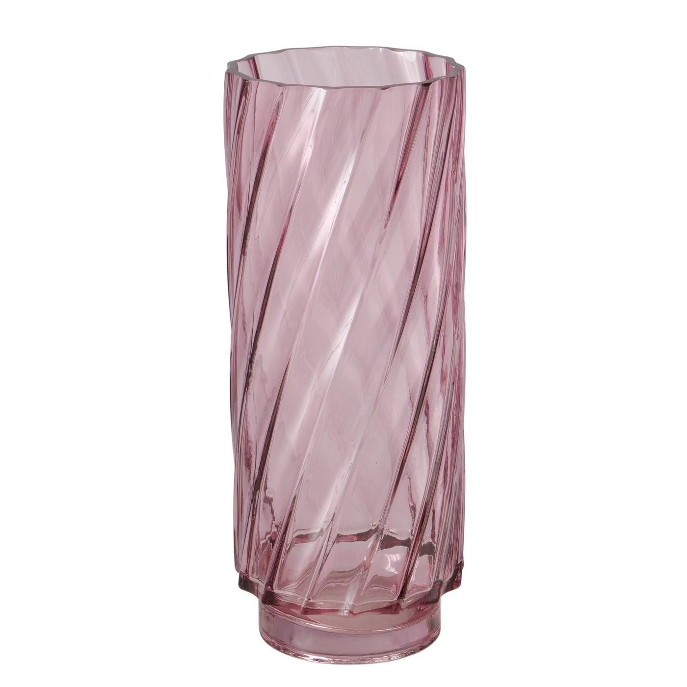 Boltze Vase Rosina in Farbe Glas lackiert hellrosa