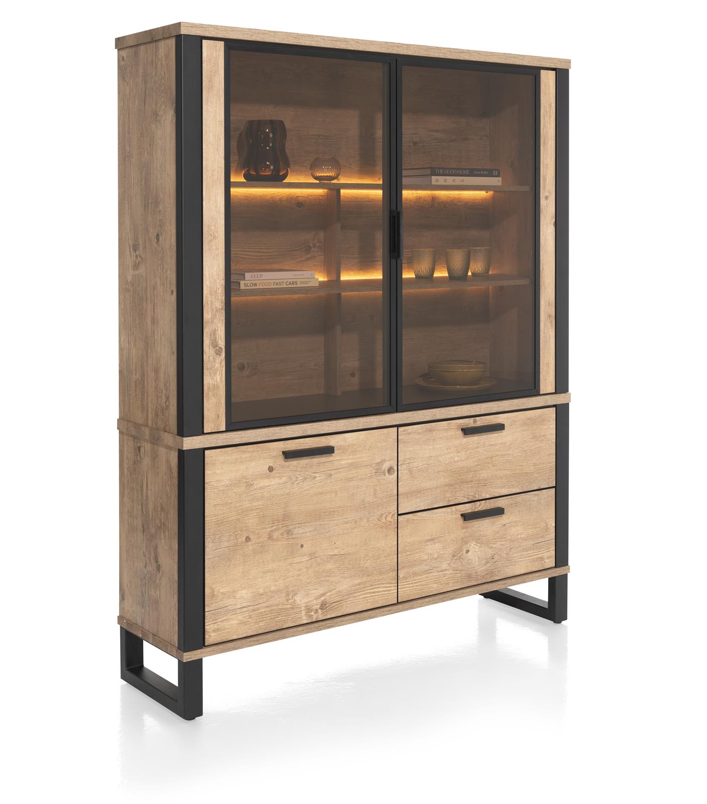 Buffet  ca. B150 H195 T42 cm in barnwood, finishing