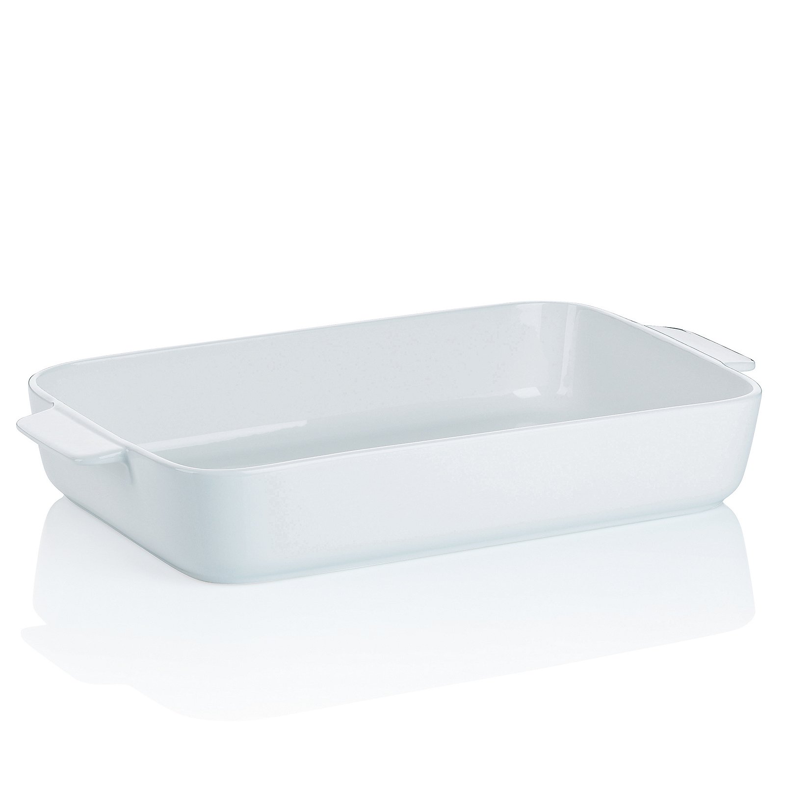 Kela Servier-und Auflaufform Ester ESTER in Weiß, Wanne, Kunst, Porzellan, Töpferei