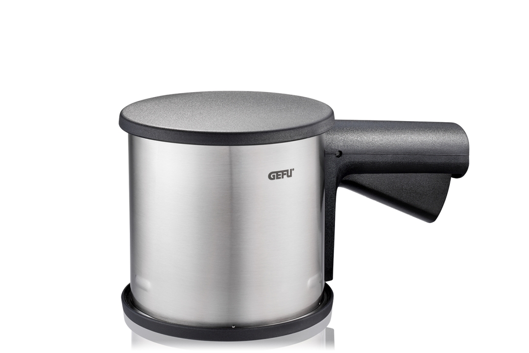 GEFU Mehl- und Puderzuckersieb SIVA in Farbe schwarz/silber