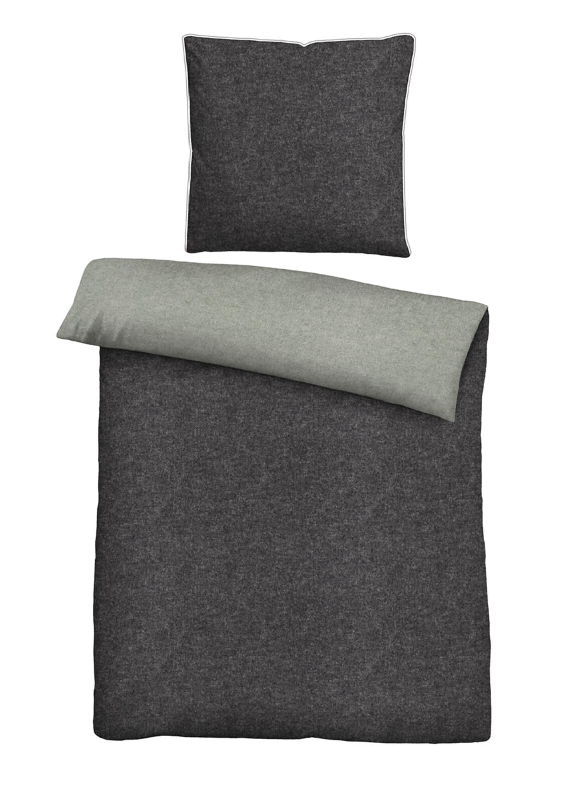 Bettwäsche Biber ca.135x200 0840500 in Farbe 020 Titanium Bettwäsche Biber ca.135x200 0840500 in Farbe 020 Titanium