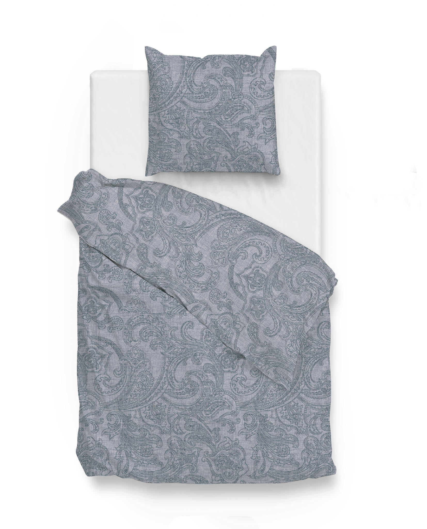 Heckettlane Bettwäsche ca. 155x220cm in Farbe Denim