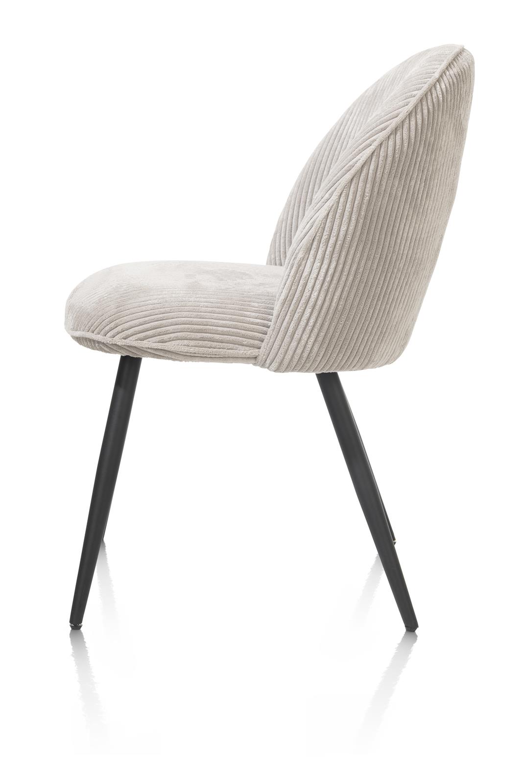 Habufa Stuhl  ca. B52 H85 T63 cm in Stoff Rivas charcoal
