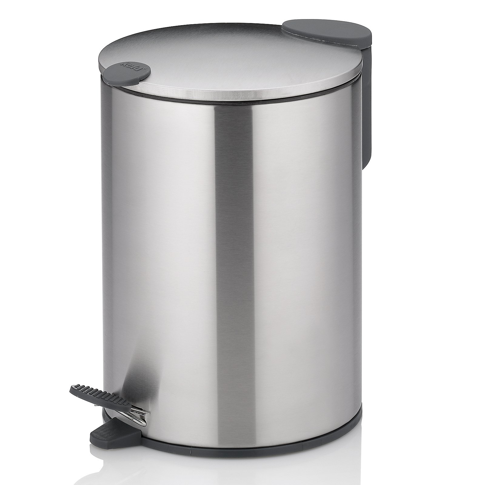 Kela Kosmetikeimer MATS in Silber Matt, Zinn, Kann, Mülleimer, Flasche, Shaker