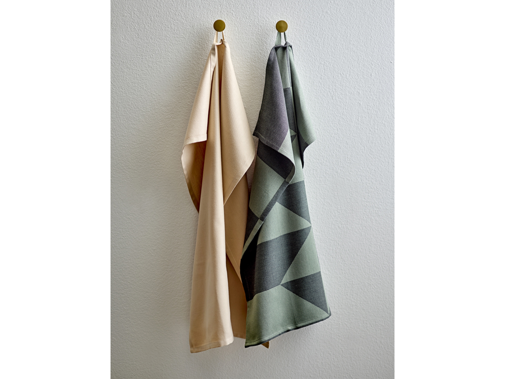 F&H Geschirrtuch  TWIST in Farbe Grün