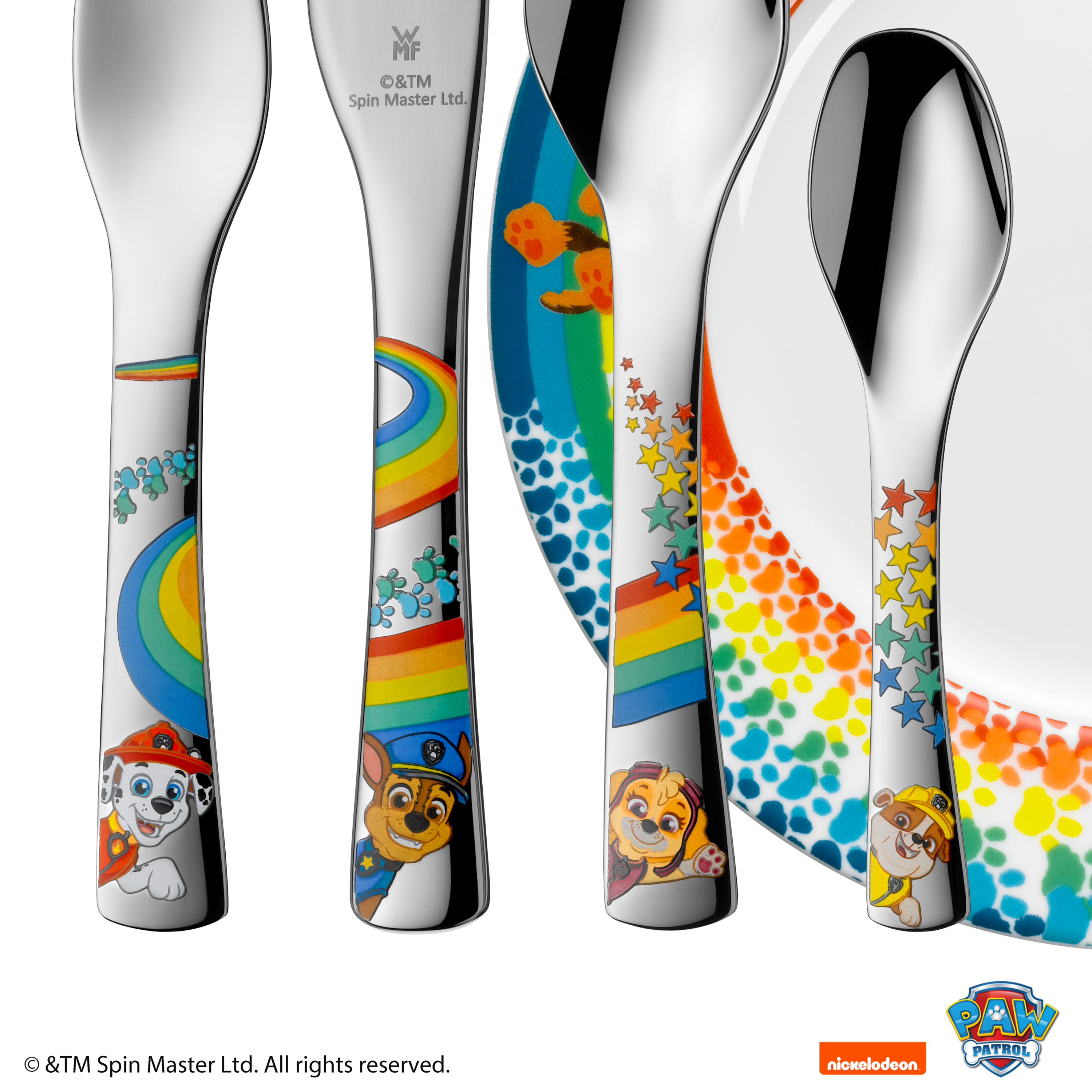 WMF Kinderbesteck-Set PAW Patrol in poliertem Edelstahl