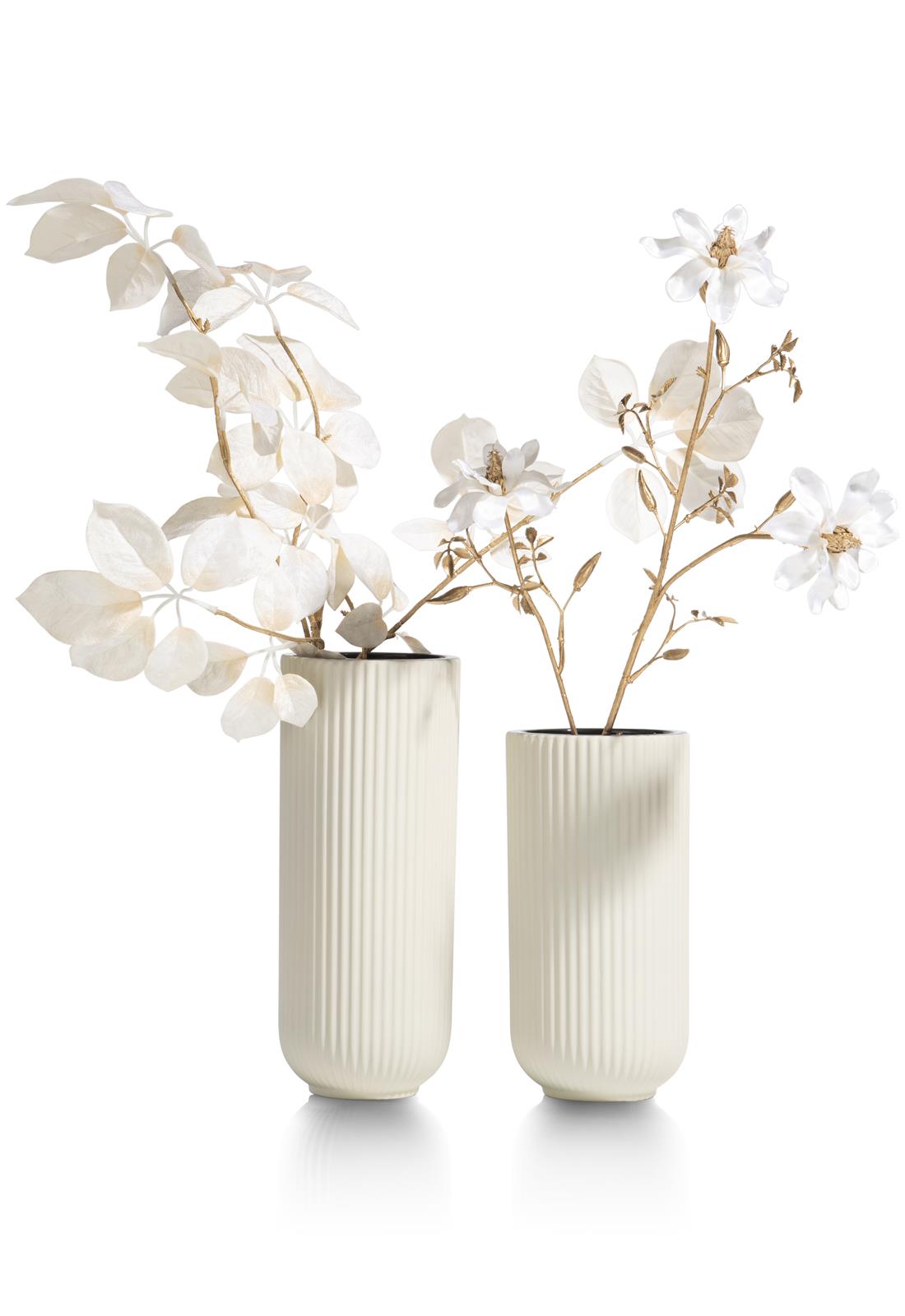 Coco Maison Vase Haley H24cm 48250-WIT