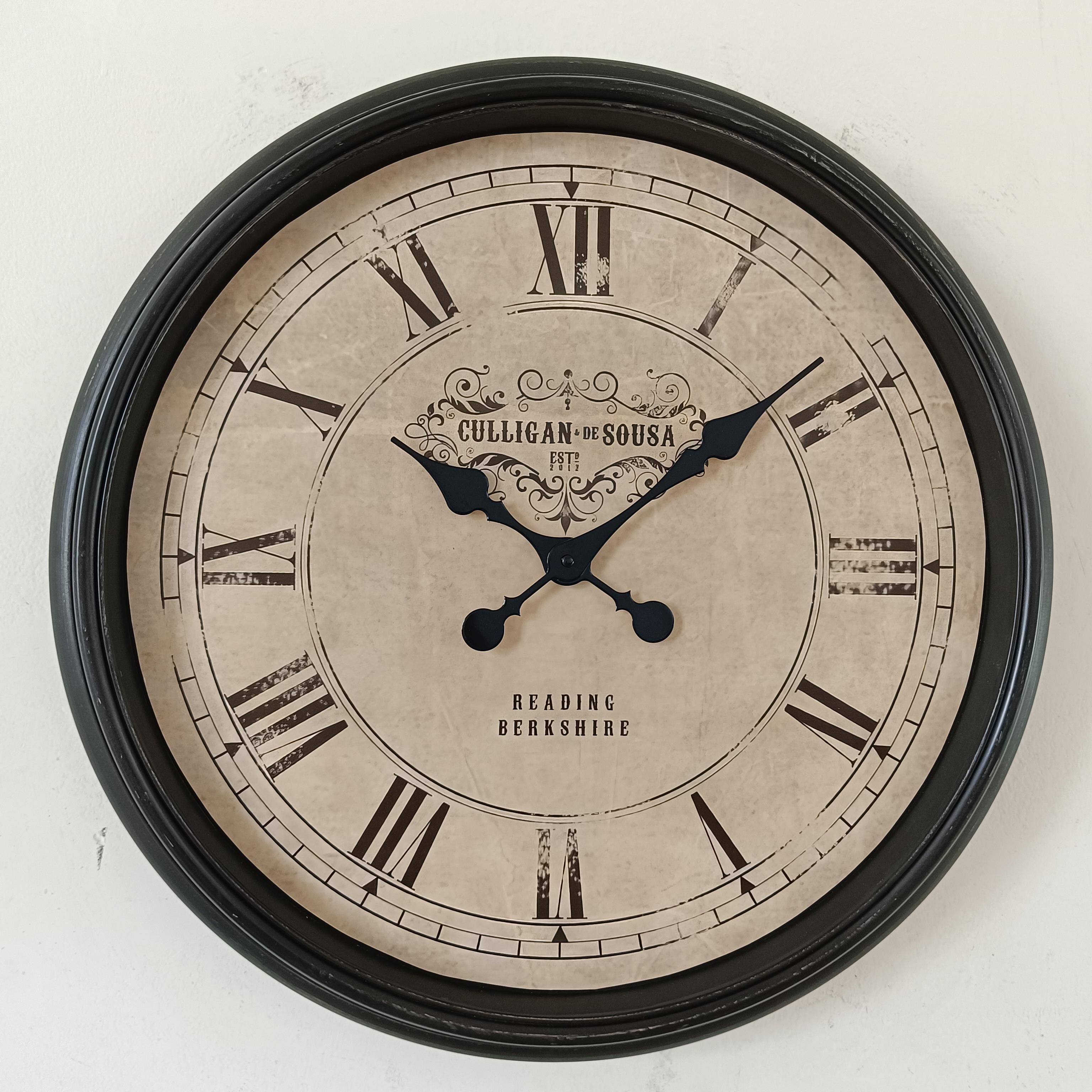 Wanduhr B992521 in Kunststoff, Glas