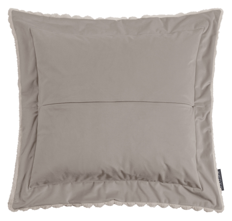 Magma Heimtex Flatterkissen RAYA ca. 70x70cm in Farbe taupe, Kissen, Dekoration für Zuhause, Kopfkissen, Tasche, Handtasche