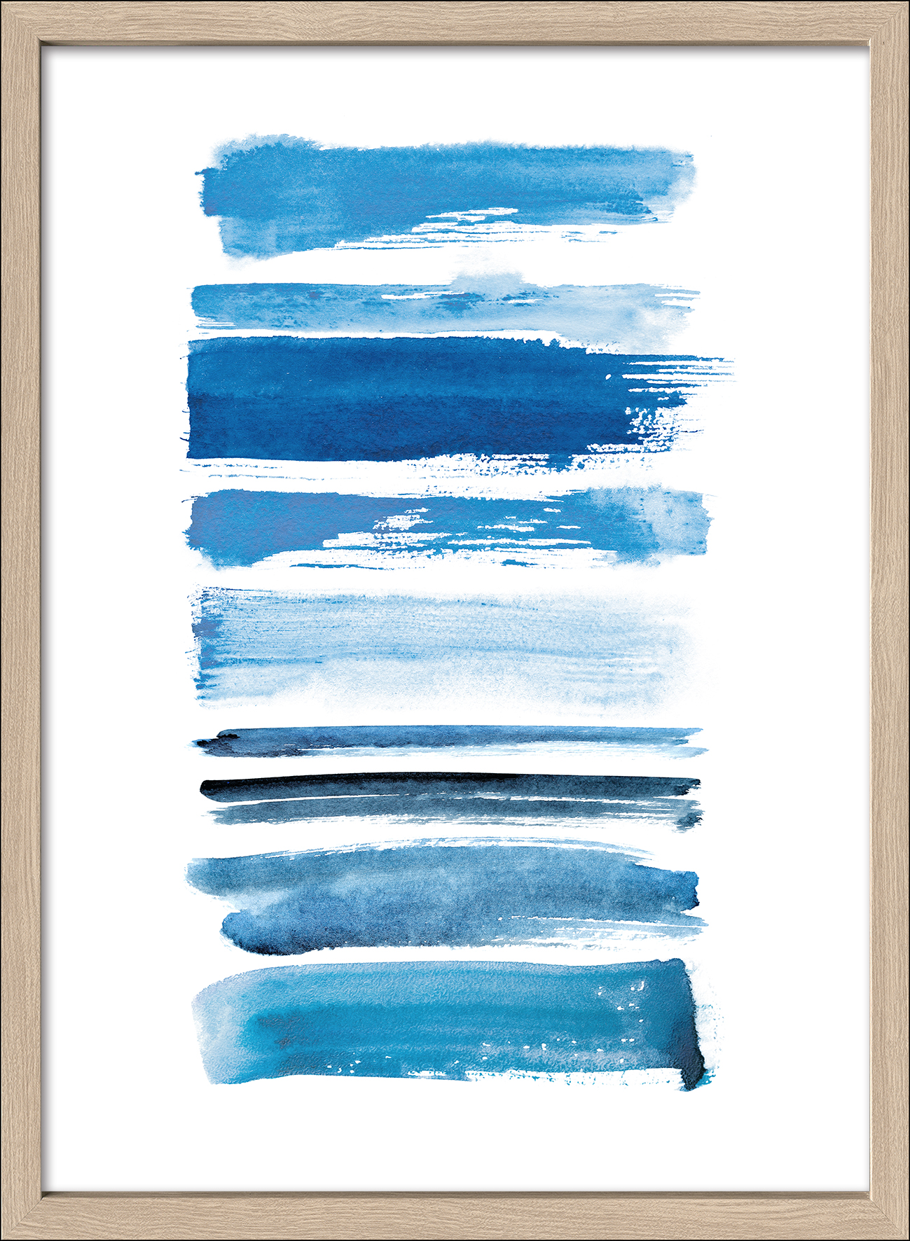 ProArt Framed-Art Scandic Living 55x75cm Only Blue II