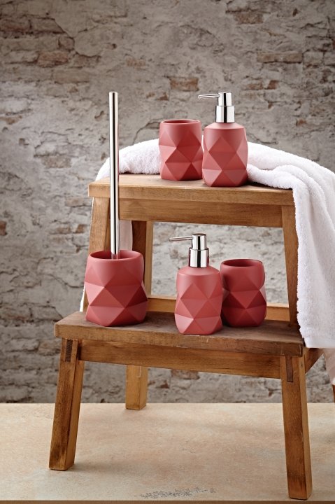 Kleine Wolke WC-Bürstenhalter CRACKLE in Farbe rosenholz
