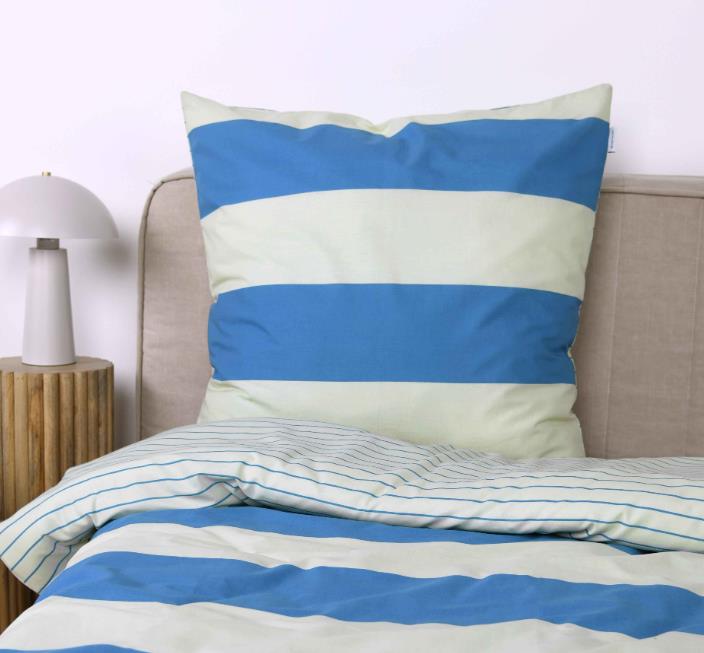 Renforce Bettwäsche Querstreif  in ca.80x80/155x220cm, Kissen, Dekoration für Zuhause, Flagge, Lampe