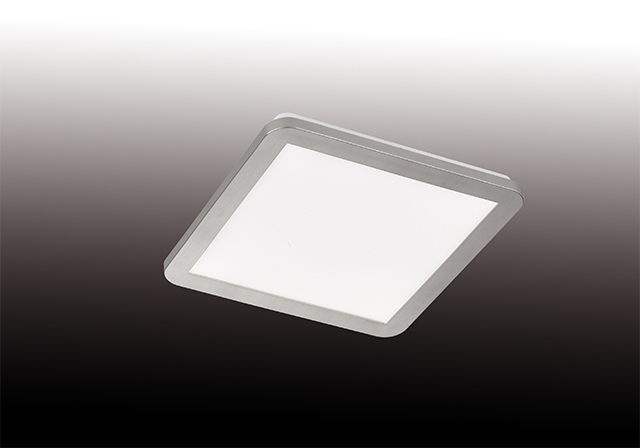Fischer & Honsel LED-Deckenleuchte GOTLAND in Nickel matt/Acrylglas weiß